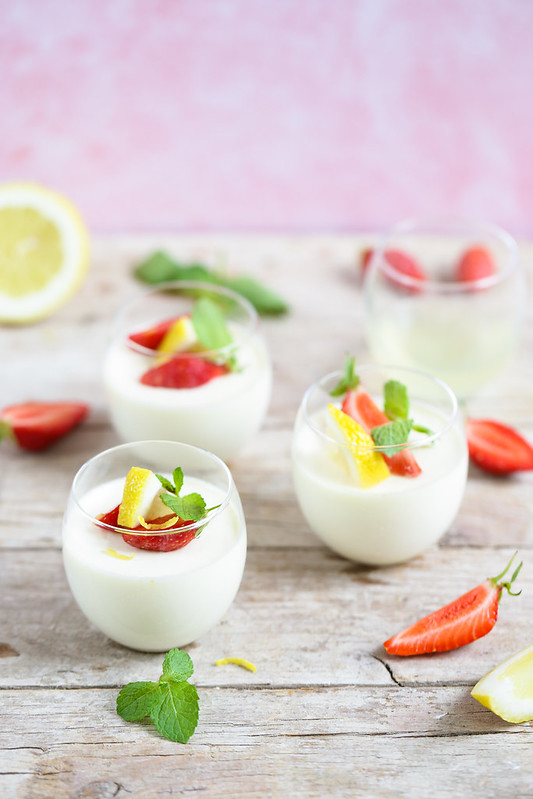 Panna cotta citron limoncello recette italienne rapide facile