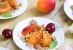 Crumble abricots a la poele facile rapide