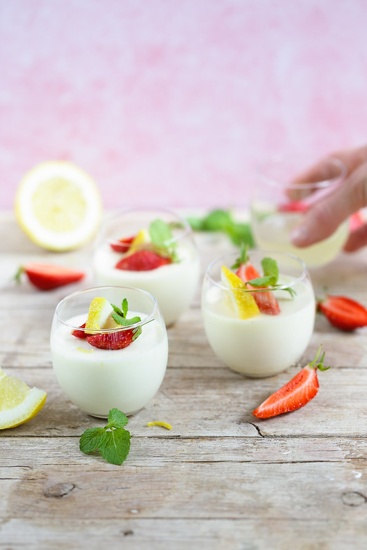 Panna cotta citron limoncello recette facile rapide