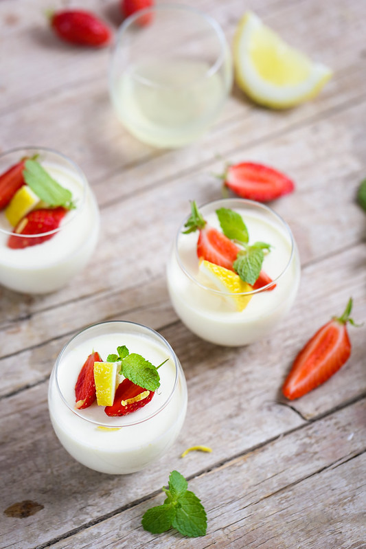 Panna cotta citron recette italienne facile