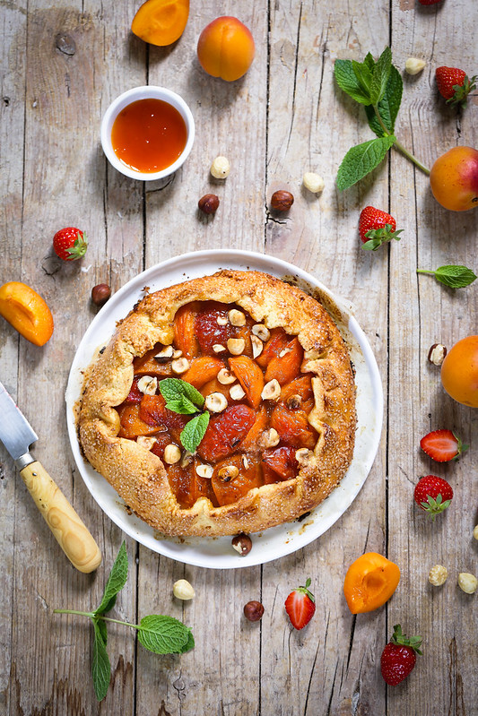 Tarte abricots sans moule recette facile