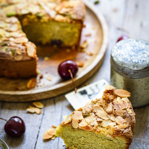 Gateau fondant amandes pistaches sans gluten recette facile