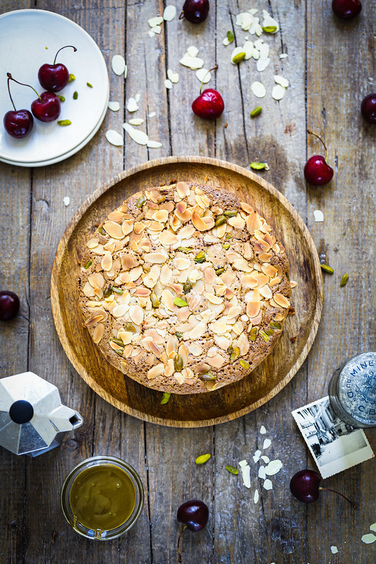 Gateau fondant amandes pistaches facile sans gluten