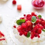 Pavlova pasteque framboise (meringue chantilly)