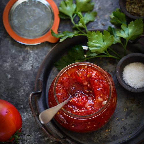 Confiture tomates maison