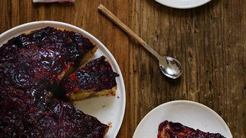 Gateau Renverse Aux Prunes Recette Facile Un Dejeuner De Soleil