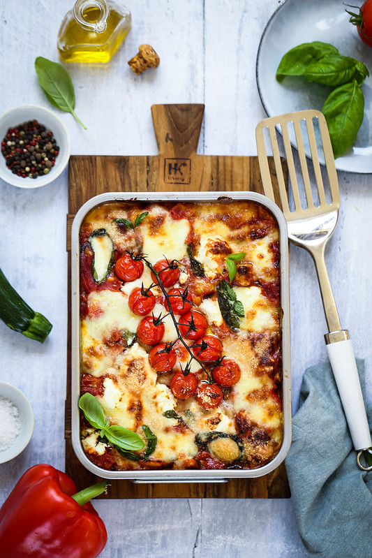 Lasagnes aux légumes pour une version végétarienne de la recette