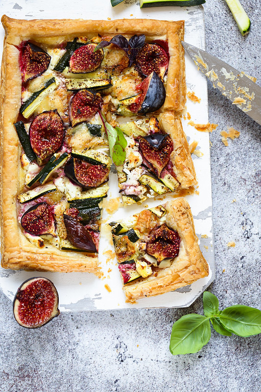 tarte fine figues chevre recette rapide