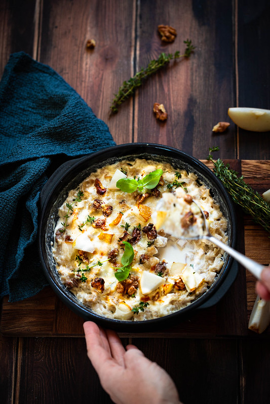 Croziflette gorgonzola noix recette