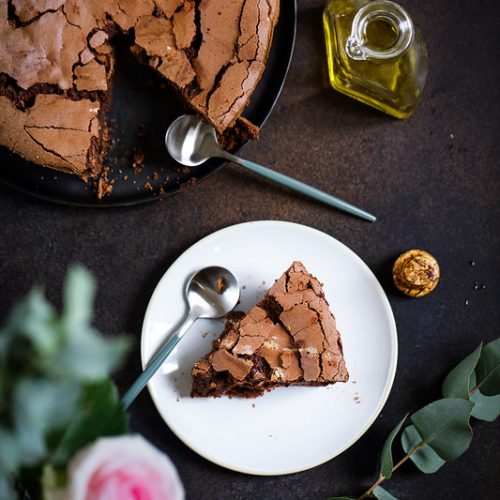 Gateau chocolat huile olive fondant sans gluten recette video