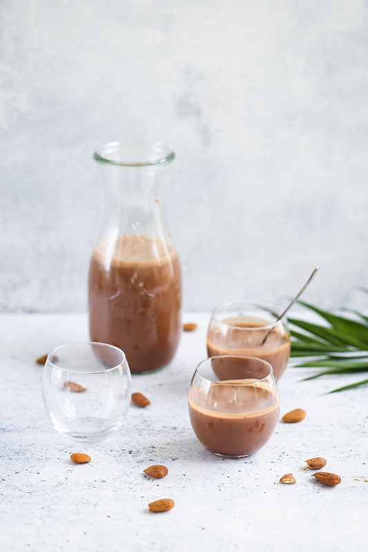 chocolat chaud lait amandes vegan recette