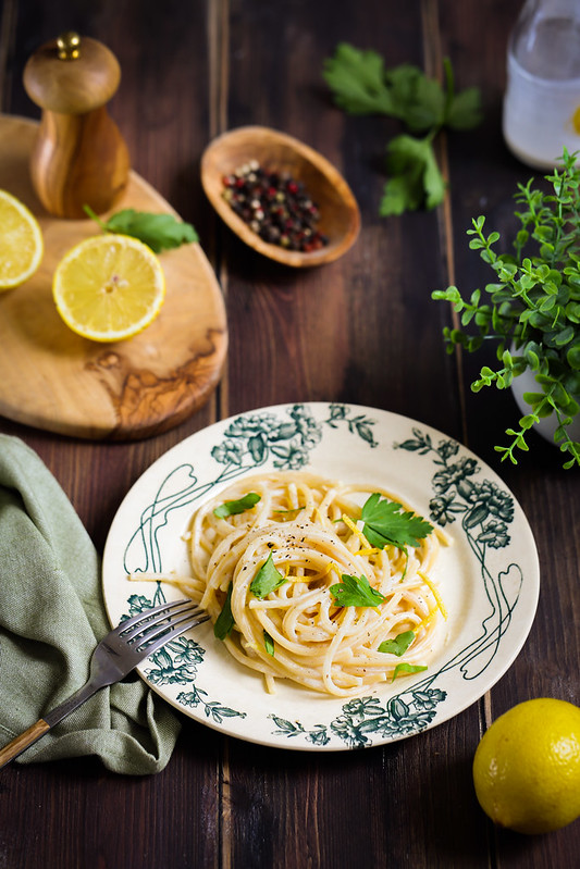 Pates citron recette italienne facile bon marche