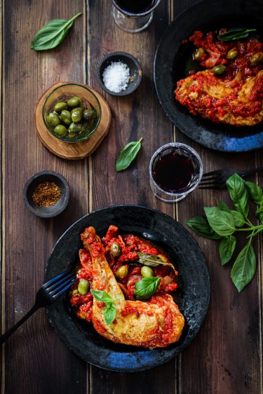Poulet cacciatora recette italienne facile
