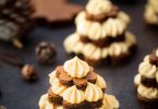 Brownie mousse caramel forme sapins noel recette facile pas a a pas