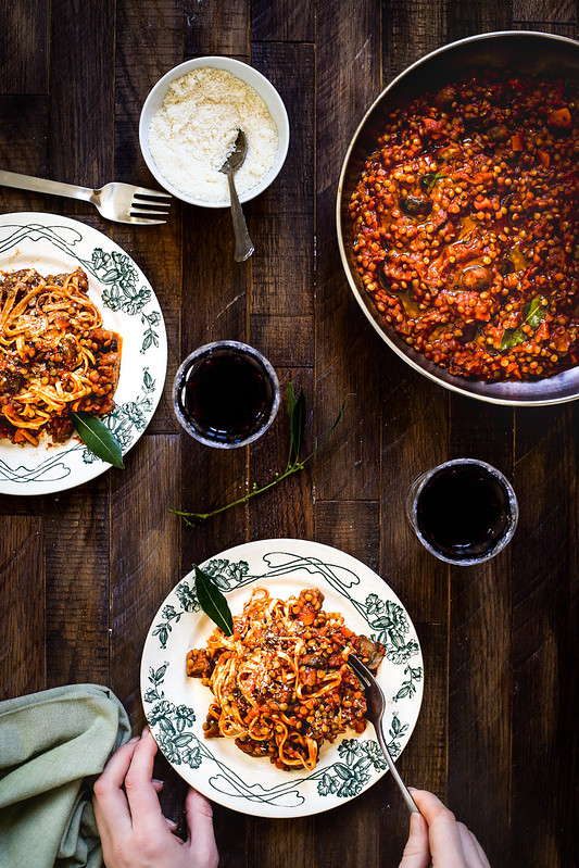 Sauce bolognaise aux lentilles corail - Omni' to VEGAN