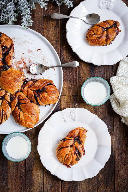 Brioche etoile confiture recette pas a pas facile