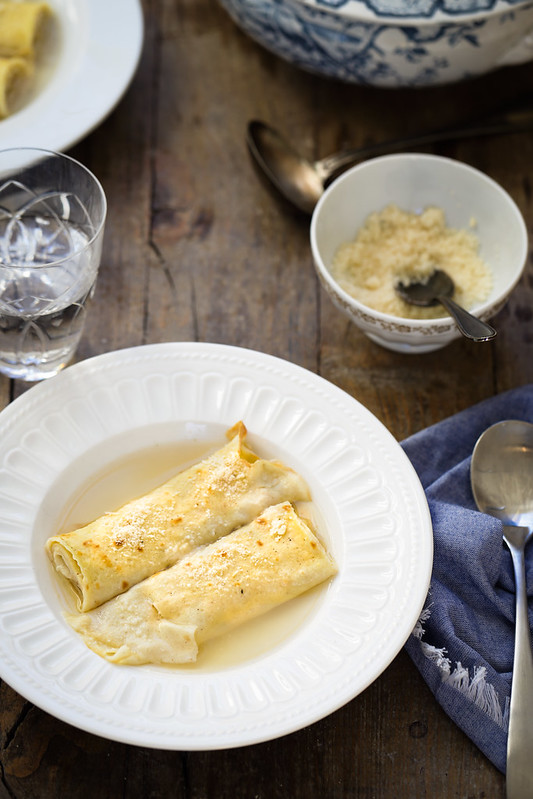 crepes bouillon video recette italienne