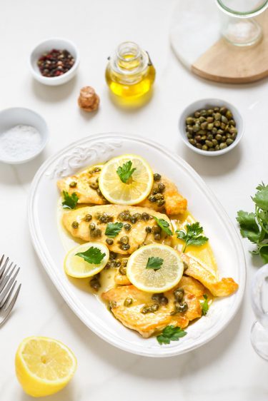 Piccata poulet recette italienne video pas a pas