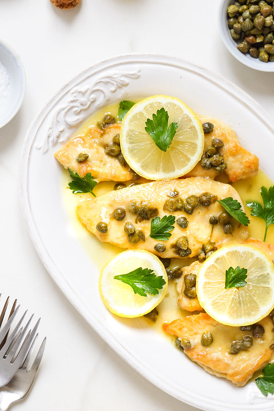 Poulet piccata sauce citron recette rapide video