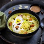 soupe brocoli amandes yaourt recette legere