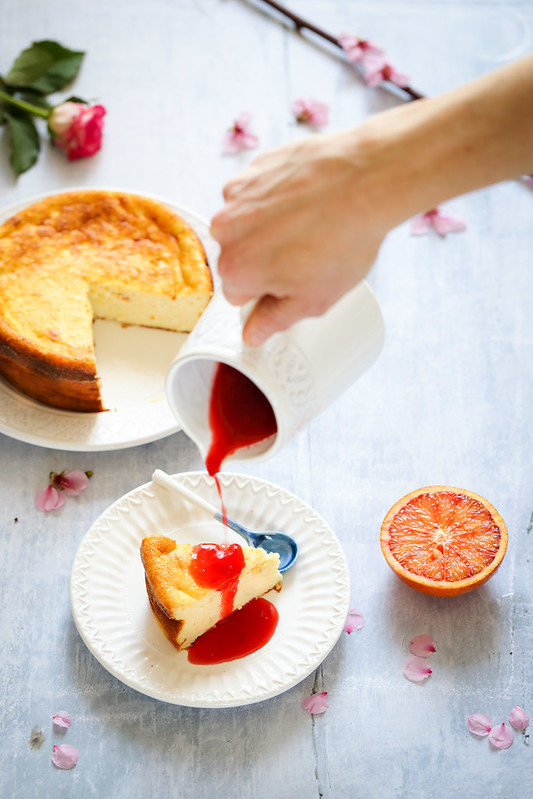 Flan ricotta cheesecake leger citron recette italienne