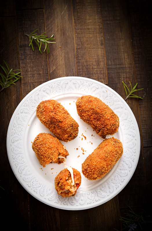 Croquettes de riz arancini recette italienne