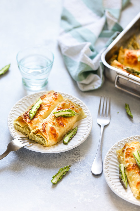 cannelloni asperges jambon recette italienne