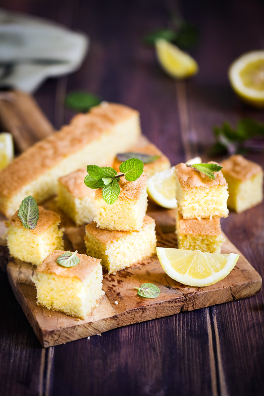 Gâteau frais et moelleux au citron - La cuisine de Bernard