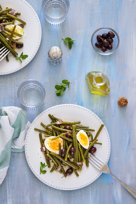 Haricots verts aux oignons et au citron