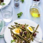 salade italienne haricots verts olives oeuf