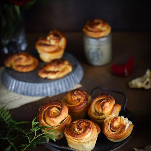 brioche roulee feuilletee cannelle video pas a pas