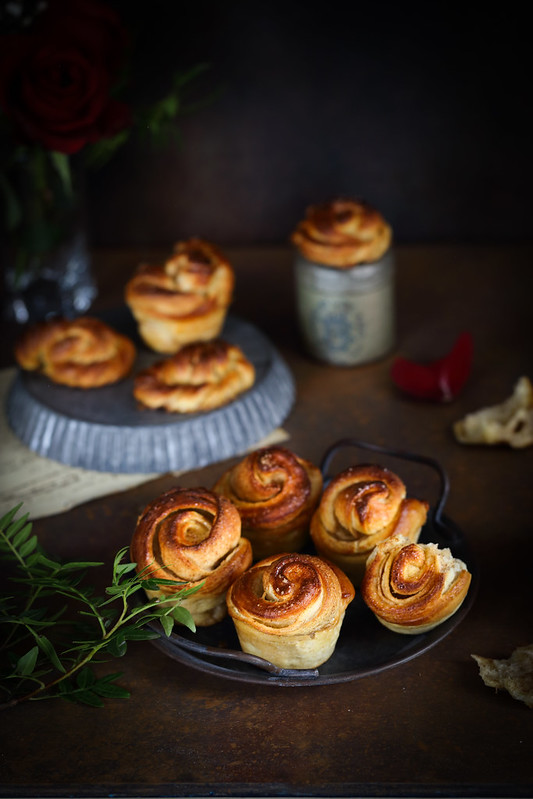 brioche roulee feuilletee cannelle video pas a pas