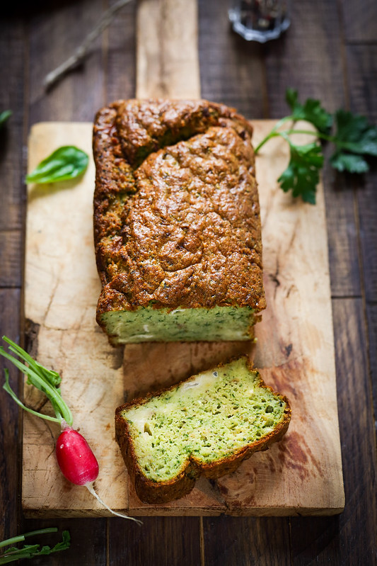 cake camembert vert recette facile