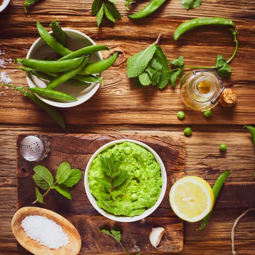 houmous petits pois recette