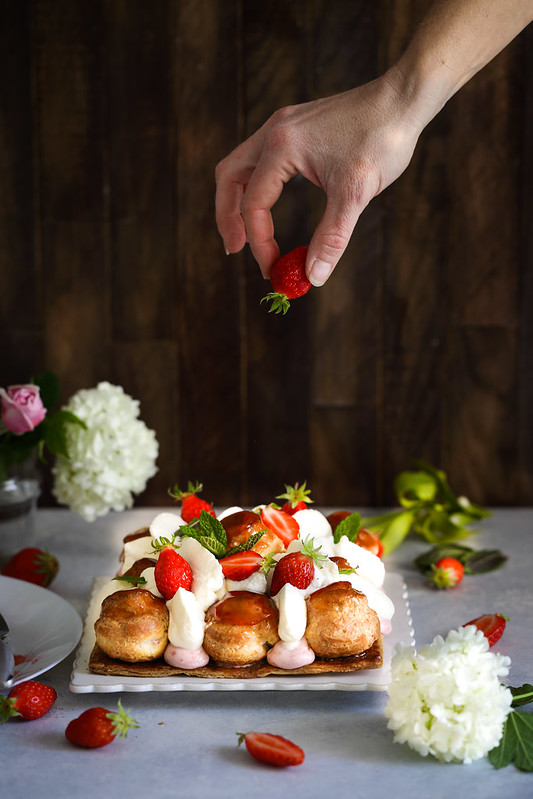 Saint Honore Aux Fraises Recette Classique Pas A Pas Un Dejeuner De Soleil