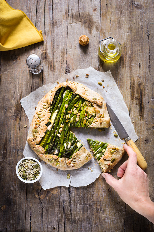 tarte rustique asperges fromage recette