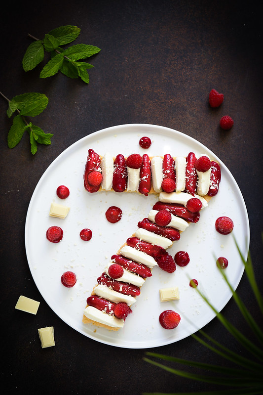 Gateau chiffre framboise chocolat blanc recette sans gluten