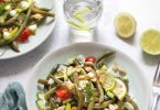 salade haricots verts feta citron