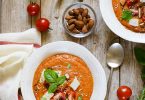 soupe froide tomates oignons amandes recette facile