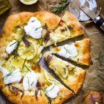 pizza citron anchois burrata recette facile