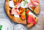 pizza potimarron burrata jambon parme recette facile video