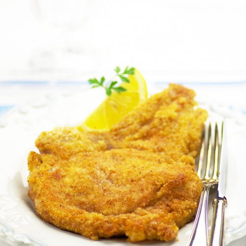 Escalope de porc panée - Recette facile et vidéo - Un déjeuner de soleil