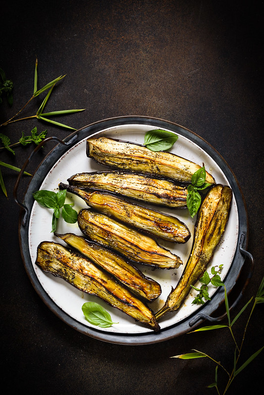 aubergines roties au four recette