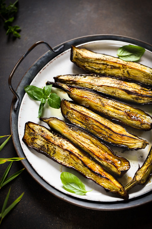 aubergines roties epices recettes