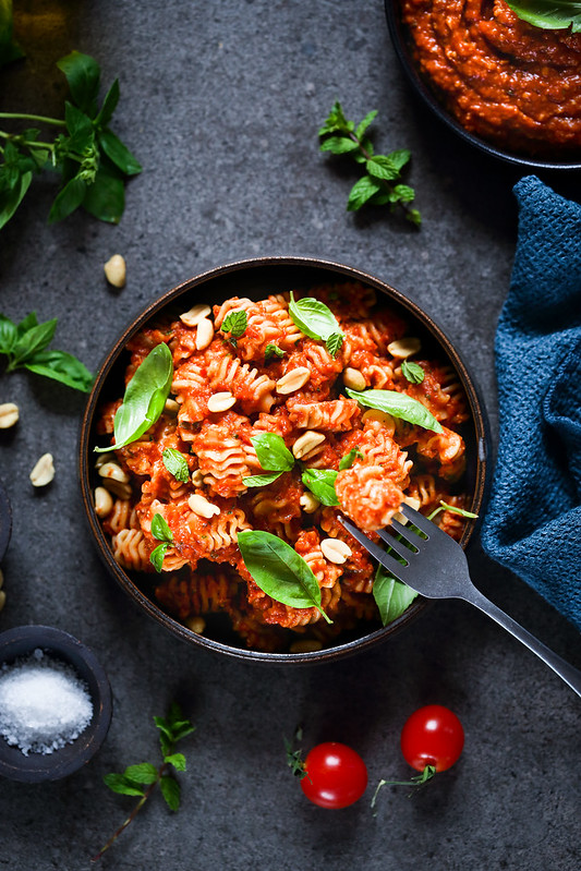 pâte creme tomates roties recette