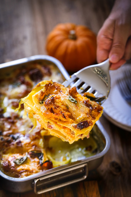 lasagnes courge butternut fromage raclette recette facile