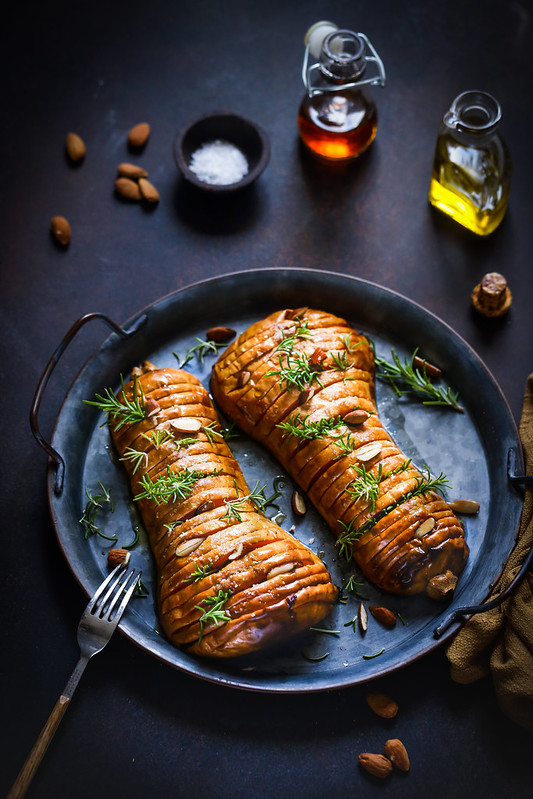 butternut rotie hasselback recette