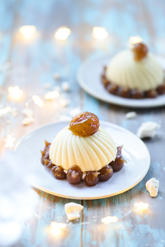 mousse passion coeur marrons dessert sans gluten facile