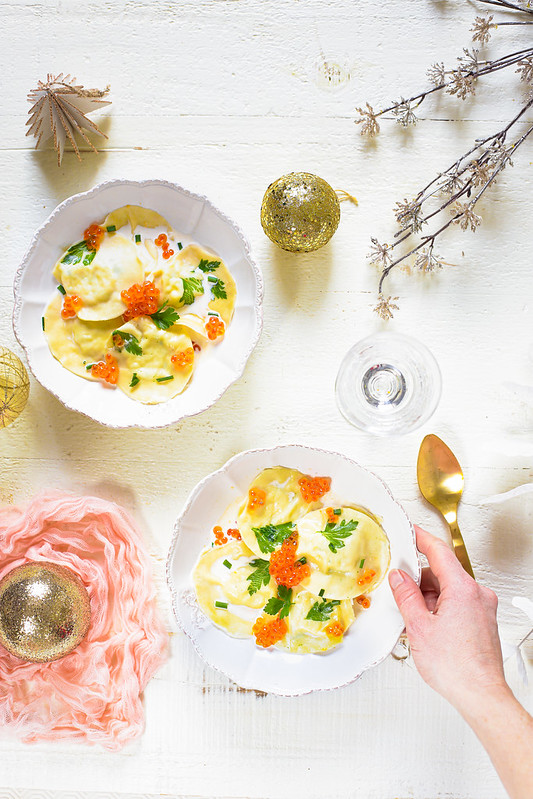 Ravioles de petits pois à la ricotta pour 4 personnes - Recettes - Elle à  Table