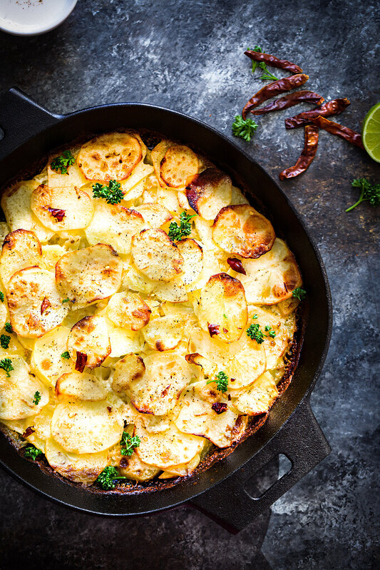 gratin pommes de terre coco citron vert recette facile